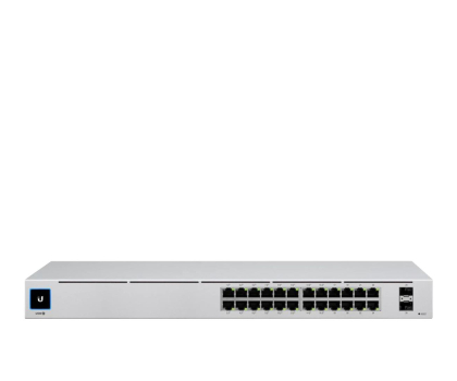 Switche Ubiquiti 26p USW-24-POE (24x100/1000Mbit 2x1G SFP)